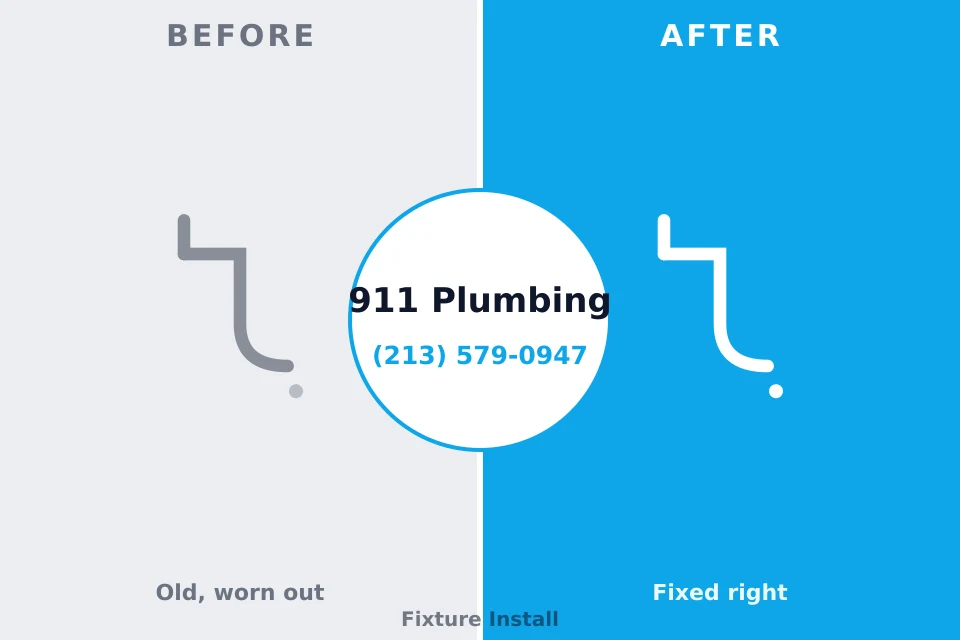Before and after: plumbing company Wrightsville, GA